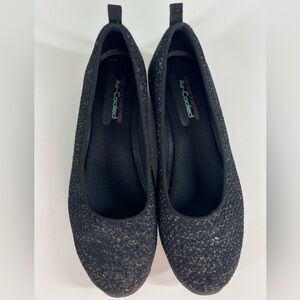 Sketchers black, sparkly flats, size 11